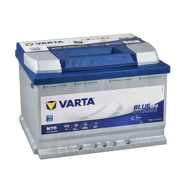 

Автомобильный аккумулятор VARTA Blue Dynamic EFB (N70) 70Ah 760A R+