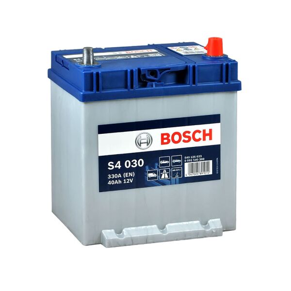 

Автомобильный аккумулятор BOSCH (S40 300) 40Ah 330A R+