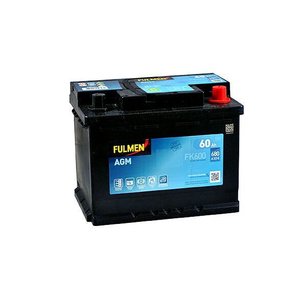 

Автомобильный аккумулятор FULMEN Start-Stop AGM 60Ah 680A R+