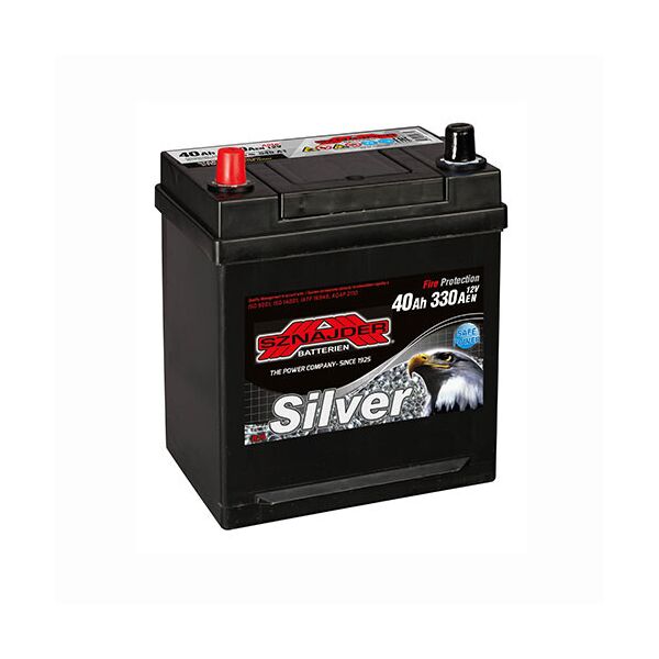 

Автомобильный аккумулятор SZNAJDER Silver Calcium Asia (540 A1) 40Аh 330А L+