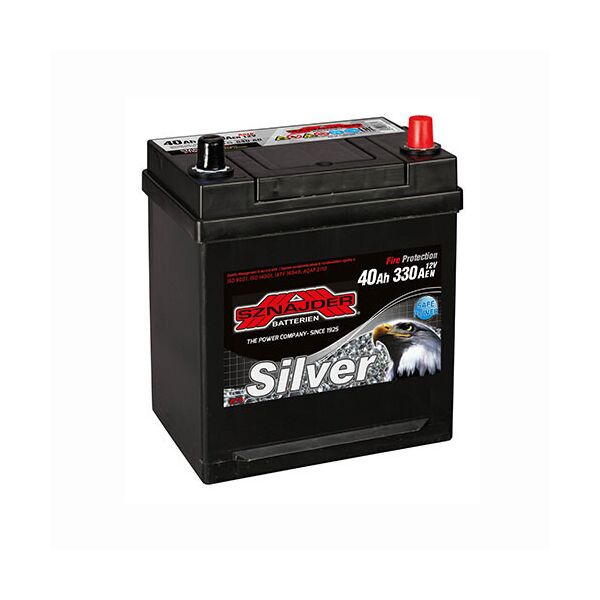 

Автомобильный аккумулятор SZNAJDER Silver Calcium Asia (540 A0) 40Аh 330А R+