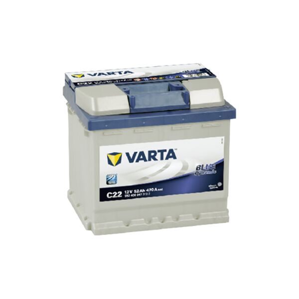 

Автомобильный аккумулятор VARTA Blue Dynamic (C22) 52Ah 470А R+