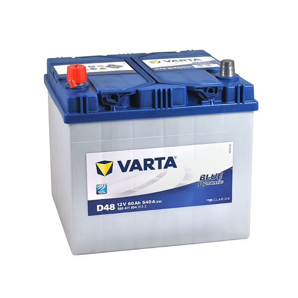

Автомобильный аккумулятор VARTA Blue Dynamic Asia (D48) 60Ah 540A L+