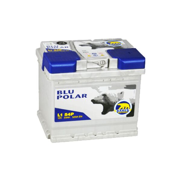 

Автомобильный аккумулятор BAREN Blu polar 54Аh 520А R+