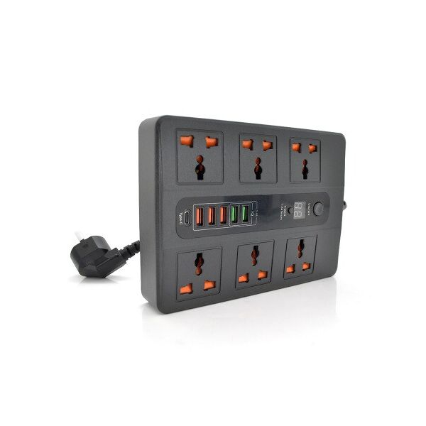 

Сетевой фильтр Voltronic (BKL-11/18766) 6 розеток, 5 USB, 6, 1 USB-C, 2 м, Black