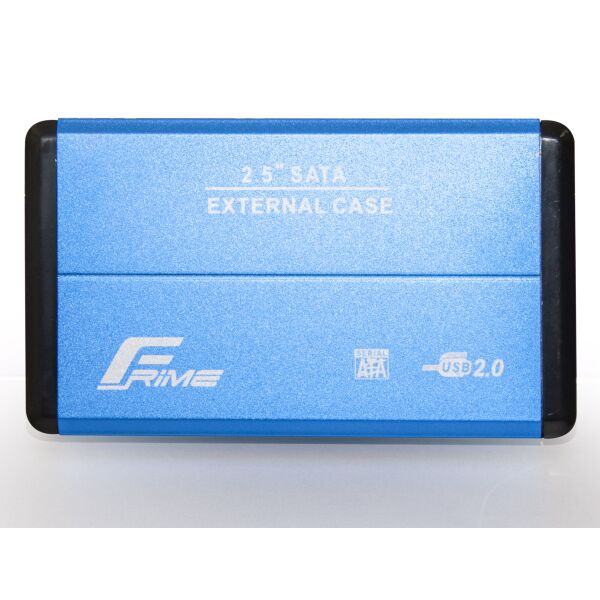 

Внешний карман Frime SATA HDD/SSD 2.5", USB 2.0, Metal, Blue (FHE22.25U20)