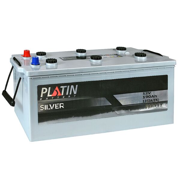 

Автомобильный аккумулятор PLATIN Silver MF 190Ah 1350A L+