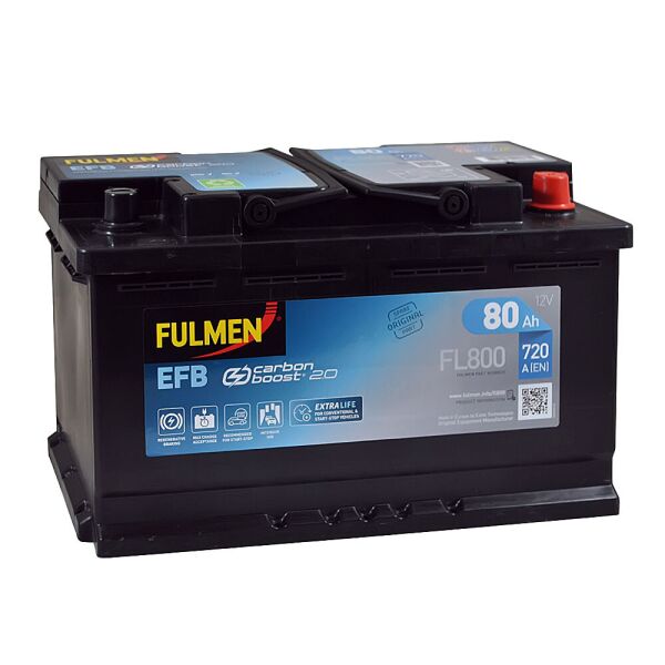

Автомобильный аккумулятор FULMEN Start-Stop EFB 80Ah 720A R+