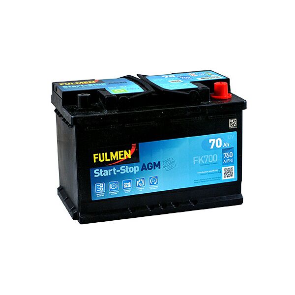 

Автомобильный аккумулятор FULMEN Start-Stop AGM 70Ah 760A R+