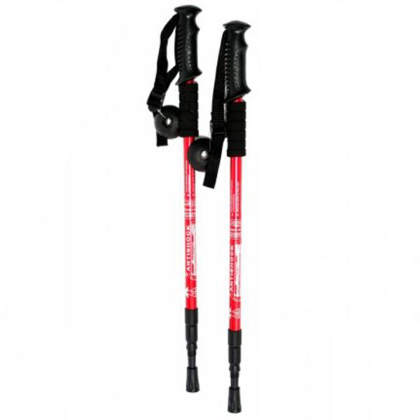 

Antishock трость туристическая Красная 65-135 cм (пара) (ANSHK-RED-135) + дополнительная мягкая рукоятка