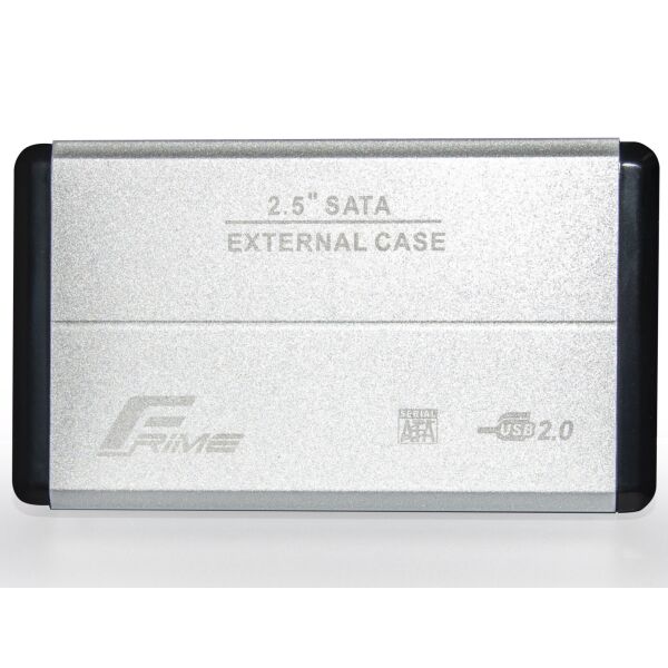 

Внешний карман Frime SATA HDD/SSD 2.5", USB 2.0, Metal, Silver (FHE21.25U20)
