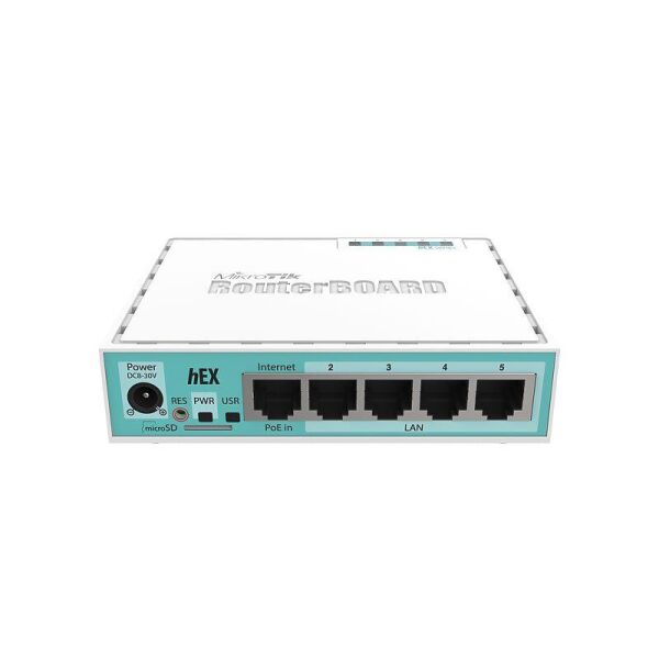 

Маршрутизатор MikroTik RouterBOARD RB750GR3 hEX (880MHz/256Mb, 5х1000Мбит, PoE in)
