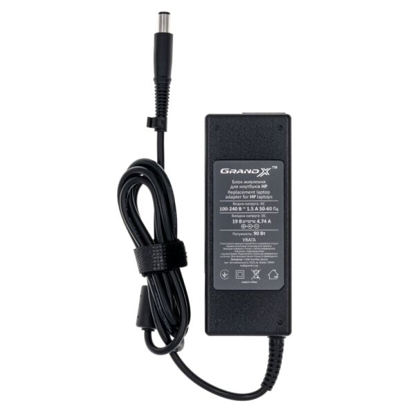 

Блок питания для ноутбука Grand-X 19V 4.74A 90W 7.4x5мм + каб.пит. (ACHPL90WS1)