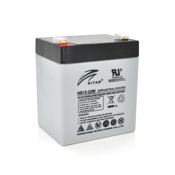 

Аккумуляторная батарея Ritar 12V 5.5AH (HR1222W/01708) AGM