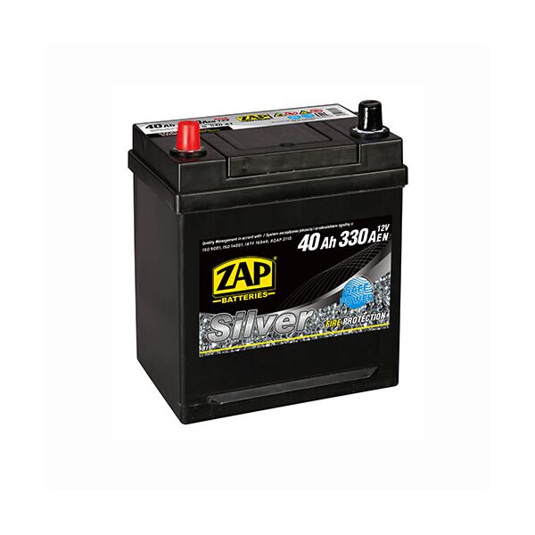 

Автомобильный аккумулятор ZAP Silver Calcium Asia (540 A1) 40Аh 330А L+