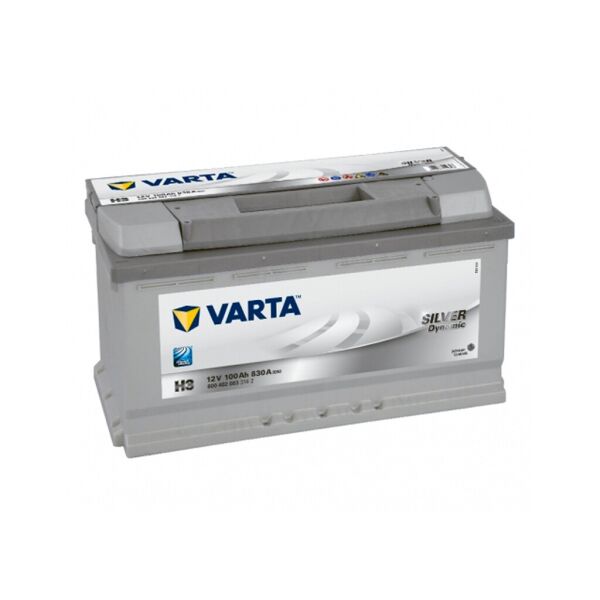 

Автомобильный аккумулятор VARTA Silver Dynamic (H3) 100Ah 830A R+