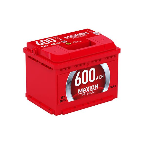 

Автомобильный аккумулятор MAXION Premium 60 Аh 600A R+