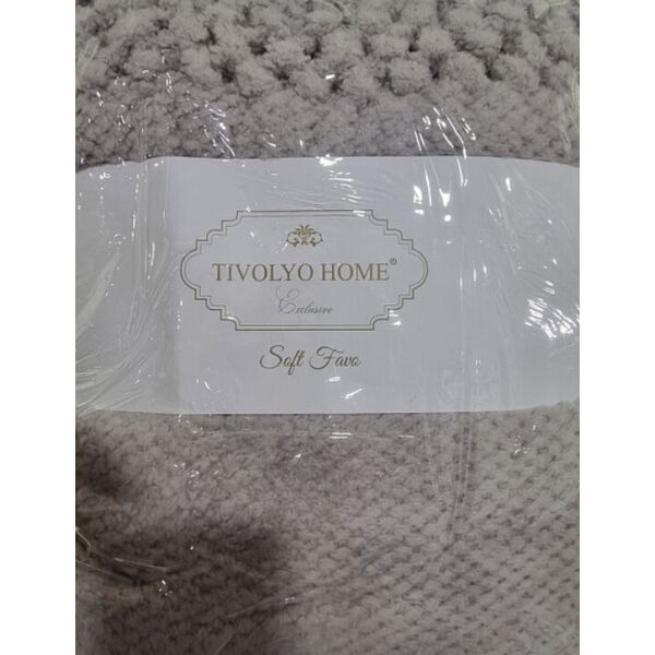 

Пледы Tivolyo Nappa Favo Soft флис(микрофибра) Цвет серый