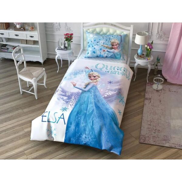 

Постельное белье Tac ранфорс (100%хлопок) Frozen cek полуторка на резинке