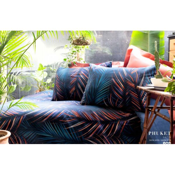

Постельное белье Issimo Home сатин digital (100%хлопок) PHUKET Цвета: синий