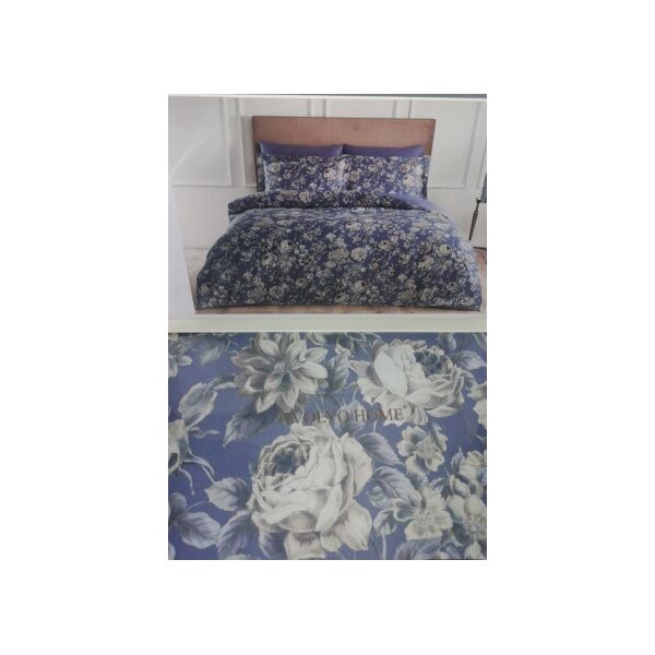

Постельное белье Tivolyo Home Делюкс сатин Fresh rose Цвет синий