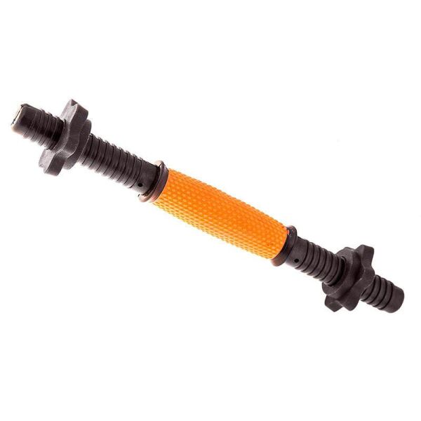 

Гриф гантельный пластиковый обрезиненный оранжевый 42см