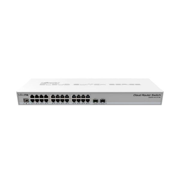 

Коммутатор MikroTik CRS326-24G-2S+RM (24x1G, 2xSFP+, L3)