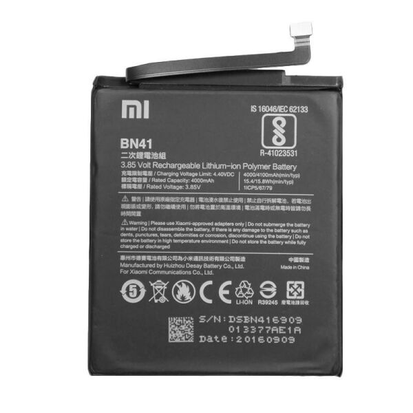 

АКБ для Xiaomi Redmi Note 4 (BN41) 4100mAh (A09883)