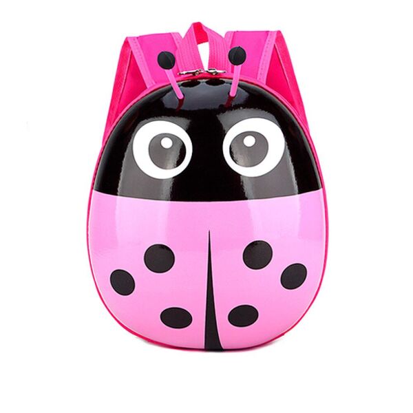 

Детский рюкзак WOW Ladybug Каркасный ранец игрушка Божья коровка Розовый