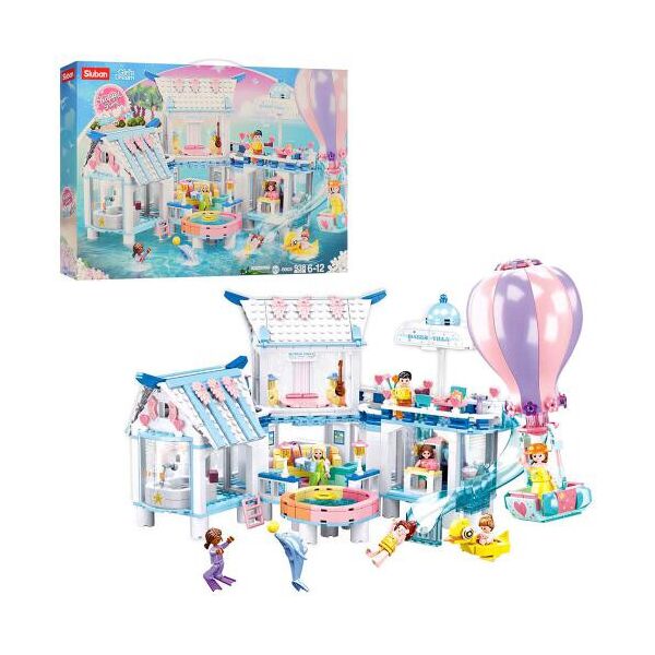 

Конструктор SLUBAN центр развлечений, фигурки, 938 деталей(M38-B0929)