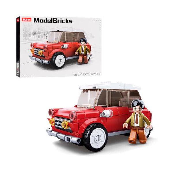 

Конструктор «SLUBAN» машинка 11см, фигурка, 150 деталей(M38-B0706B)