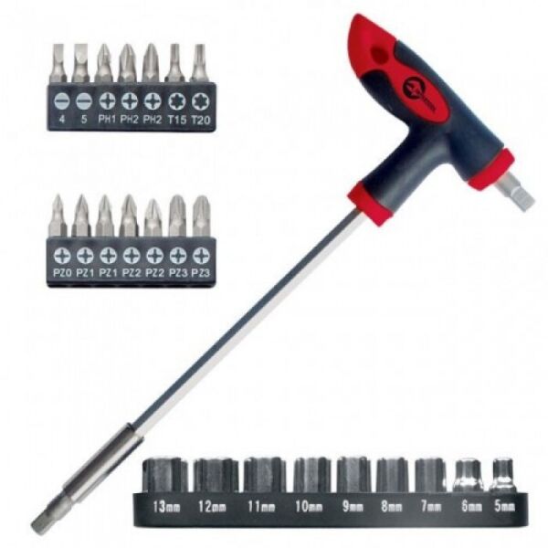 

Отвертка Т-образная 25 нас. INTERTOOL HT-0422
