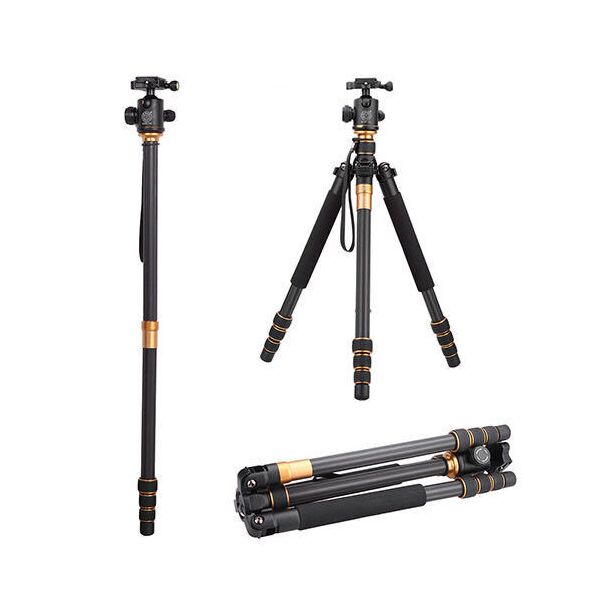 

Профессиональный штатив Beike QZDS 999C, карбон, трипод, монопод