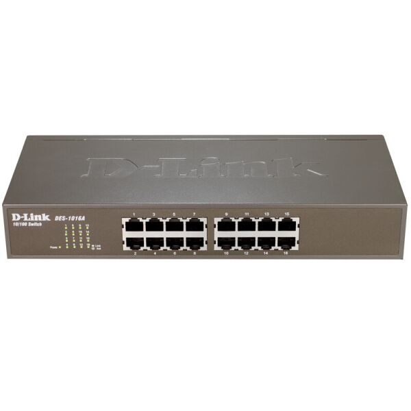 

Коммутатор D-Link DES-1016A (16*FE, plastic)