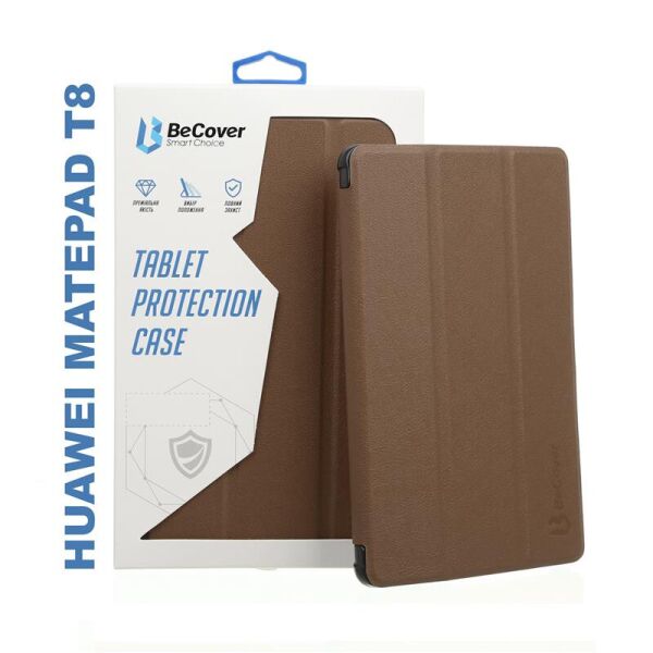 

Чехол-книжка BeCover Smart для Huawei Mediapad T8 Brown (705289)