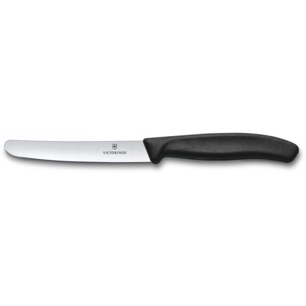 

Кухонный нож Victorinox SwissClassic Table 11см закругл.нос с черн. ручкой