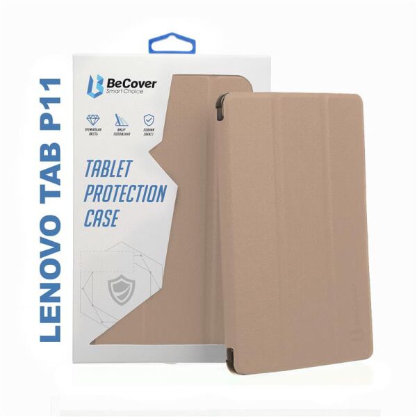 

Чехол-книжка BeCover Smart Case для Lenovo Tab P11 TB-J606 Gold (706097)