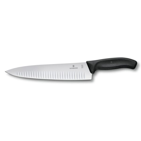 

Кухонный нож Victorinox SwissClassic Carving 25см рифл. с черн. ручкой (GB)