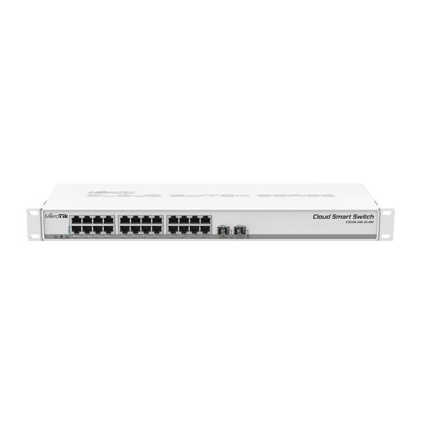 

Коммутатор MikroTik CSS326-24G-2S+RM (24x1G, 2xSFP+, SwOS)