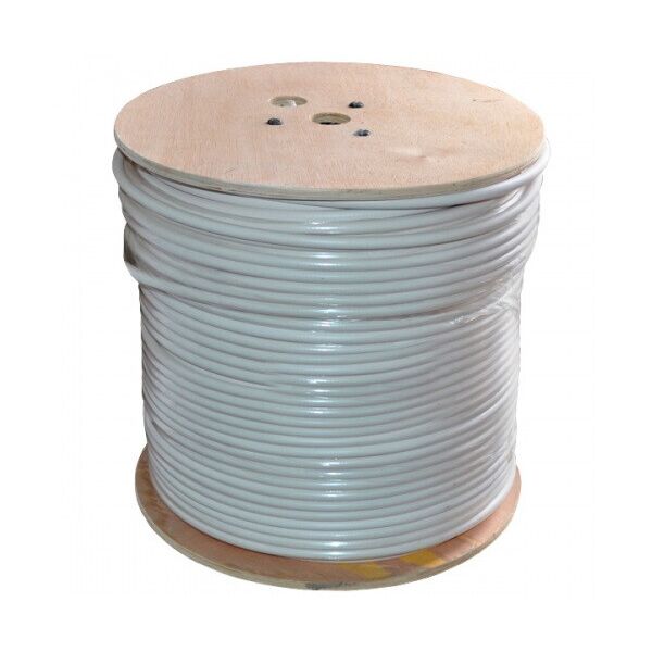 

Кабель коаксиальный Ritar (RT-W305-RG690+2x0.5mm/11554) катушка 305 м, белый