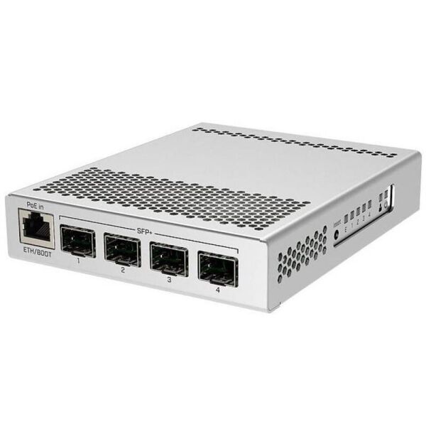 

Коммутатор MikroTik CRS305-1G-4S+IN (1x1GE, 4xSFP+, Dual PSU, L3)