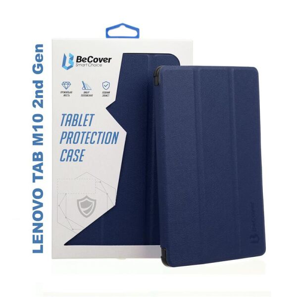 

Чехол-книжка BeCover Smart для Lenovo Tab M10 HD 2nd Gen TB-X306 Deep Blue (705628)