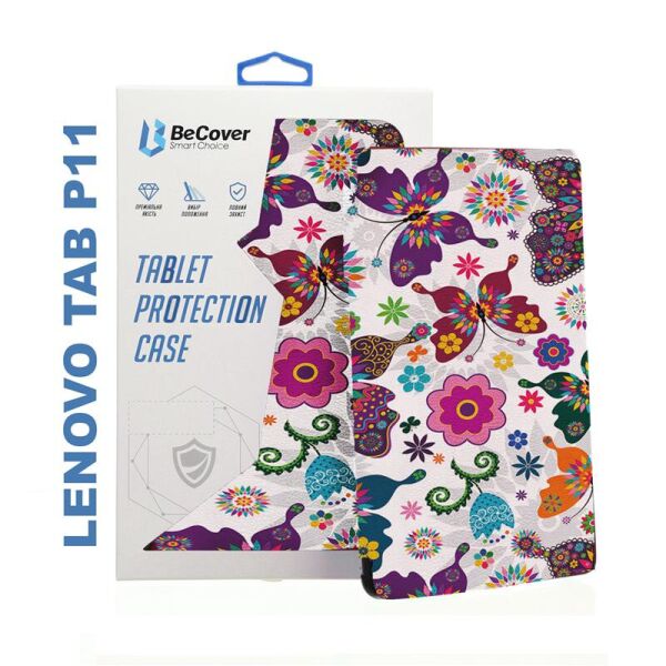 

Чехол-книжка BeCover Smart Case для Lenovo Tab P11 TB-J606 Butterfly (706099)