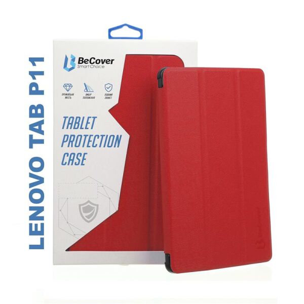 

Чехол-книжка BeCover Smart Case для Lenovo Tab P11 TB-J606 Red (706092)