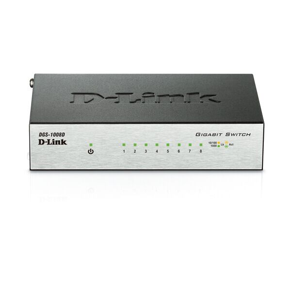 

Коммутатор D-Link DGS-1008D (8*GE, metall)
