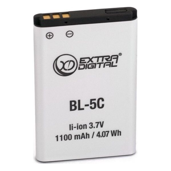 

АКБ Extradigital для Nokia BL-5C 5130/6108/6230/N72 3.7V 1100mAh (BMN6274)