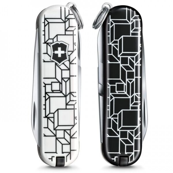 

Складной нож Victorinox CLASSIC LE "Cubic Illusion" 58мм/1сл/7функ/цветн/чехол /ножн