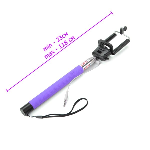 

Монопод для селфи, селфи стик со шнуром CG SS1 Purple