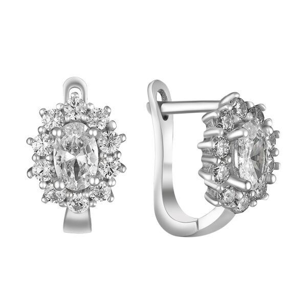 

Серьги из серебра с куб. циркониями (1729603)