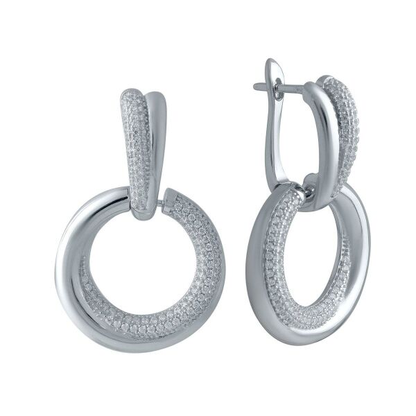

Серьги из серебра с куб. циркониями (1735824)